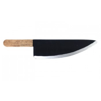Butcher Knife with Wooden Look Handle 48cm BUY